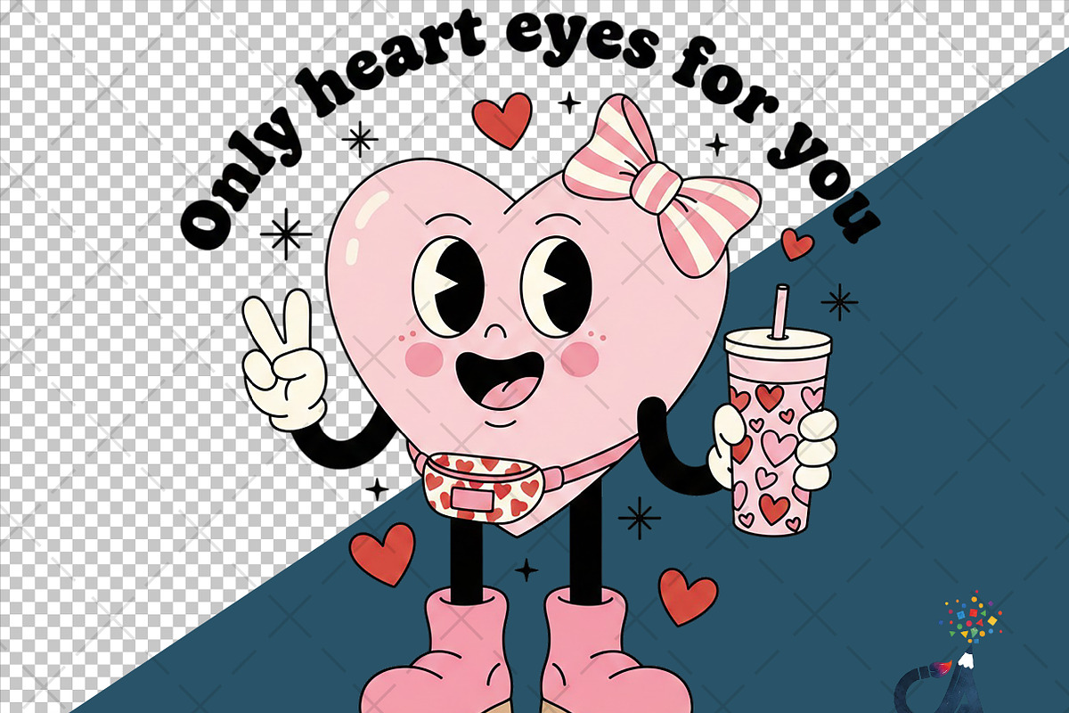 Only Heart Eyes For You Valentines, an Illustration by Creative Art (Photo 4 of 6)