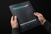 Hands Holding Brochure Mockups, a Books & Magazine Mockup by Luuqas Design (Thumbnail 4 of 6)