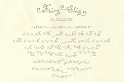 Fairy Slip: Tiny Dotted Display Font, a Script Font by Mneme (Thumbnail 6 of 7)