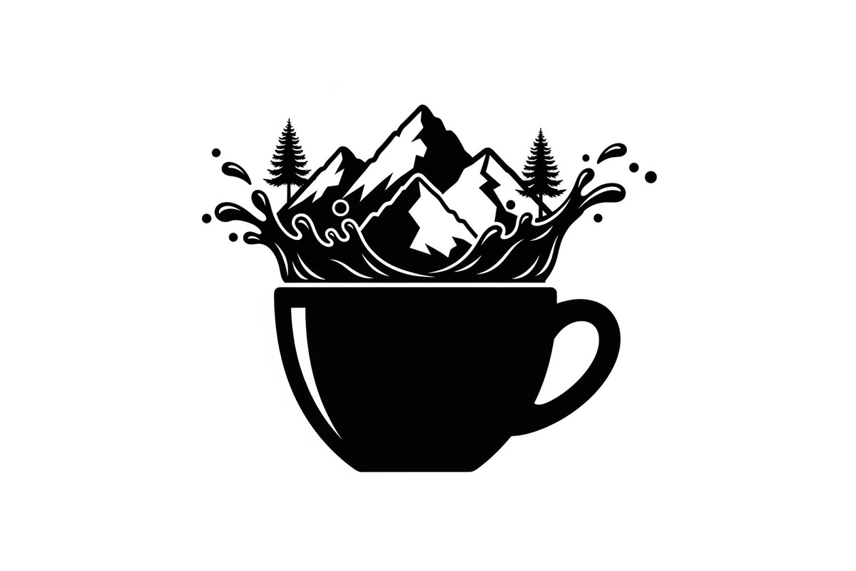 Mountain Coffee Cup Design Bundle, an Illustration by yasushie (Photo 15 of 31)