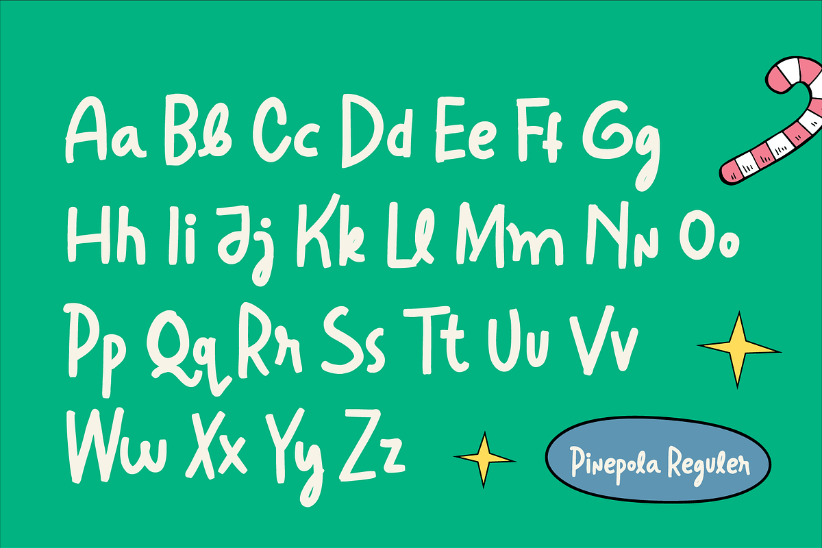 Pinepola – A Playful Layered Font, a Handwritten Font by Tiptop Graphic (Photo 7 of 10)