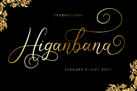 Higanbana | Elegant Script Font