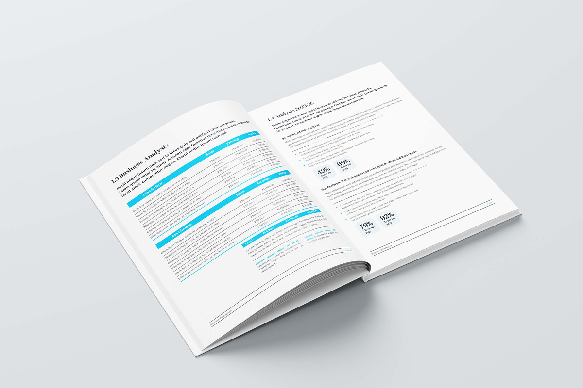 White Paper | Canva, Word, & Indd, a Brochure Template by obayes (Photo 12 of 30)