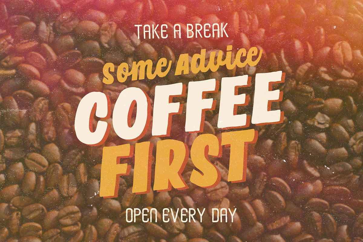 Picsue; Script and Sans Font Duo, a Script Font by Eko Bimantara (Photo 12 of 20)