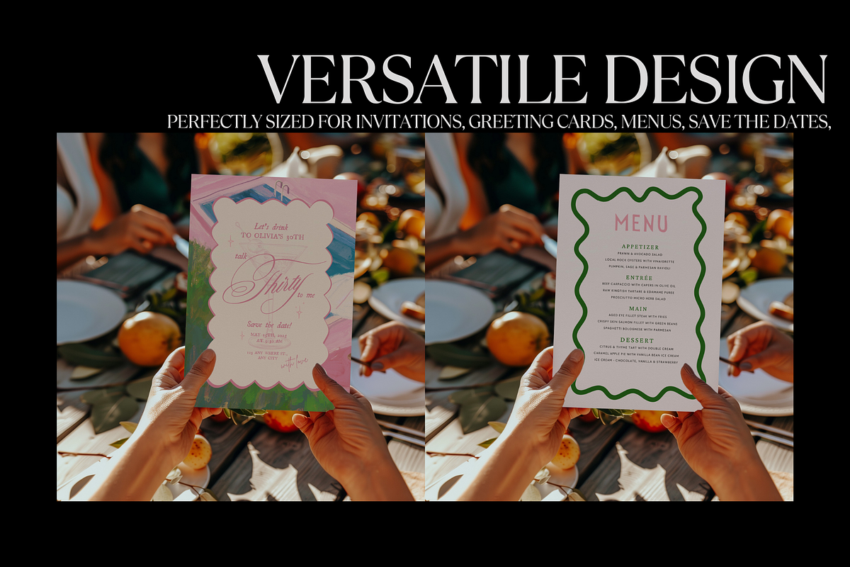 Summer Dinner 5x7 Card Mockup PSD, a Mockup by PhoebeCreates (Photo 7 of 8)