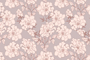 Peony flower pattern, a Pattern Graphic by Polanika (Thumbnail 7 of 12)