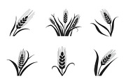 Rustic Wheat Silhouette Design, an Illustration by hafijul (Thumbnail 3 of 9)