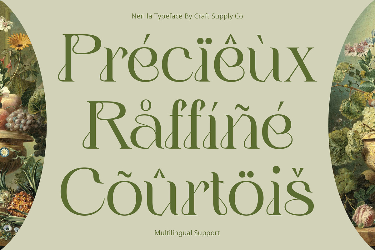 Nerilla – Art Nouveau Font, a Serif Font by Craft Supply Co. (Photo 7 of 8)