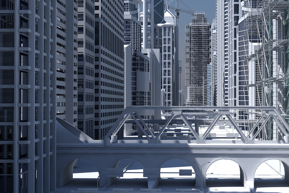 High Definition City 2012, an Architecture 3D Model by Giimann (Photo 12 of 14)