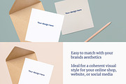 Greeting Card Square Mockup Duo, a Print Template by Studio MVDM (Thumbnail 5 of 8)