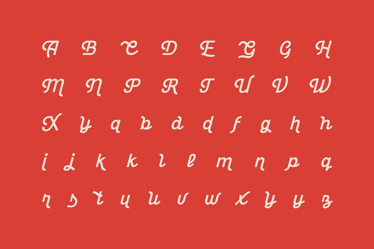Rhythm - Vintage Script Font, a Script Font by Luna Shop (Photo 14 of 15)