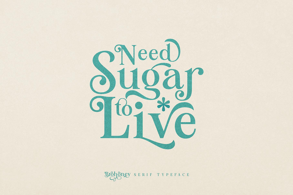 Brohoney Modern Serif Typeface, a Serif Font by alit design (Photo 2 of 18)