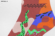 Socks - Mockup (High), a Merchandise Mockup by DaldSgh (Thumbnail 10 of 12)