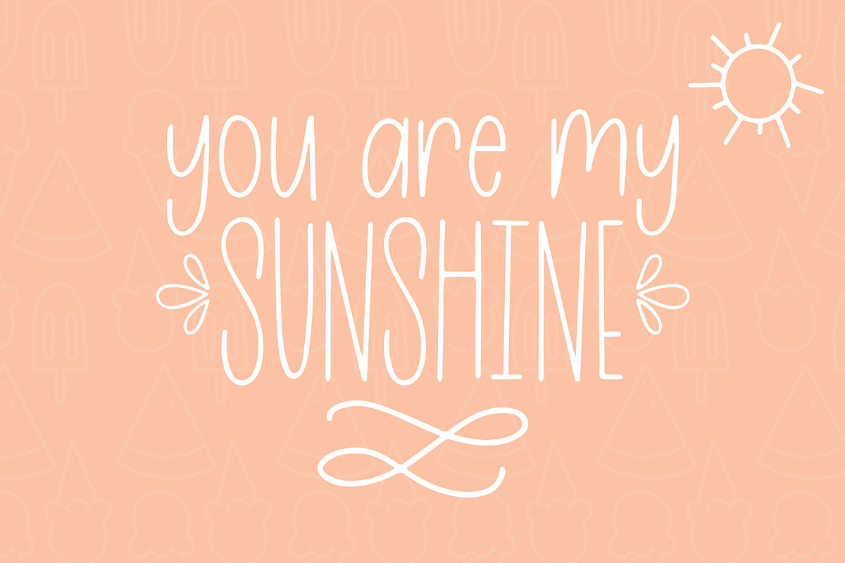 Easy Breezy Doodle Font Only, a Symbol Font by Jordyn Alison Designs (Photo 4 of 5)