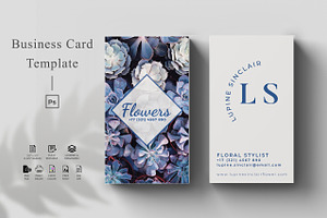 Flower Business Card - Vol.05