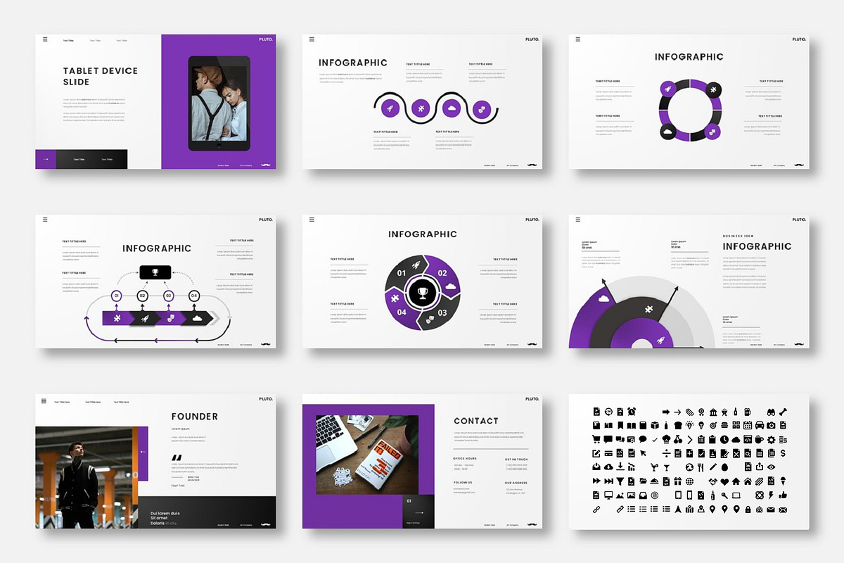 Pluto - Business Google Slide Templa, a Design Template by Dens Creative Studio (Photo 5 of 6)