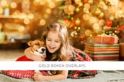 Gold bokeh overlays, an Object Graphic by ArtuscoDesign (Thumbnail 1 of 5)