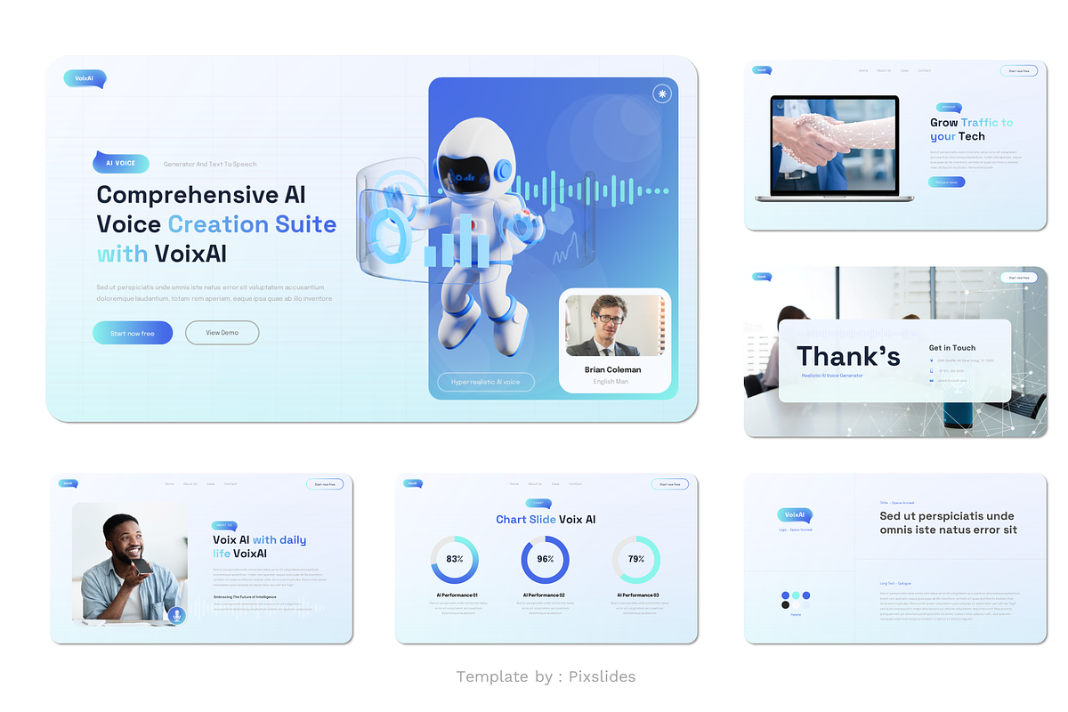 VoixAI - AI Voice PowerPoint, a Presentation Template by Pixslides (Photo 6 of 6)