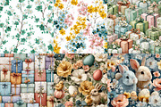 Seamless Easter Digital Paper, an Illustration by DreamPrint404 (Thumbnail 3 of 5)