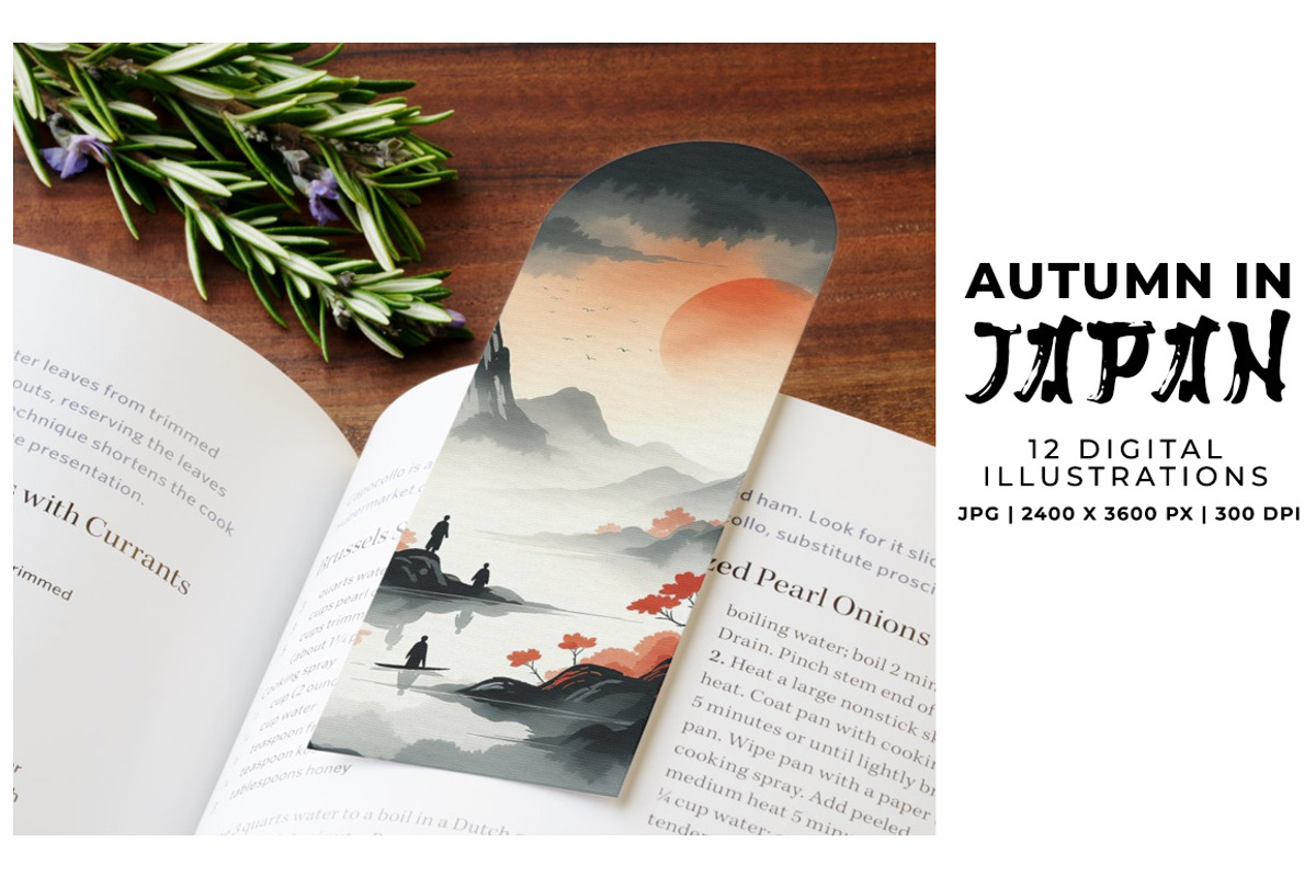 Autumn in Japan, a Seasonal Illustration by Digital Art Creations (Photo 5 of 5)