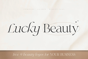 Lucky Beauty - Styled Classy Serif