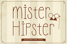 Mister Hipster - Handwritten Font
