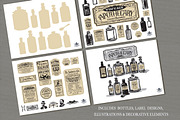 Vintage Apothecary Linocuts, an Illustration by WhiteRiverStudio (Thumbnail 7 of 8)
