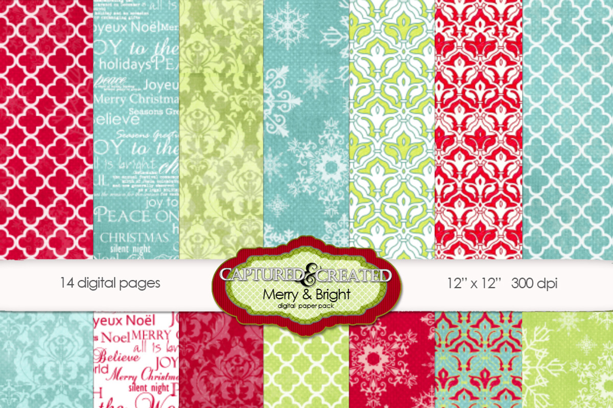 Merry & Bright Christmas Papers 14