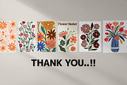 Abstract Flower Prints Set, a Wallpaper Graphic by Helospace (Thumbnail 10 of 10)