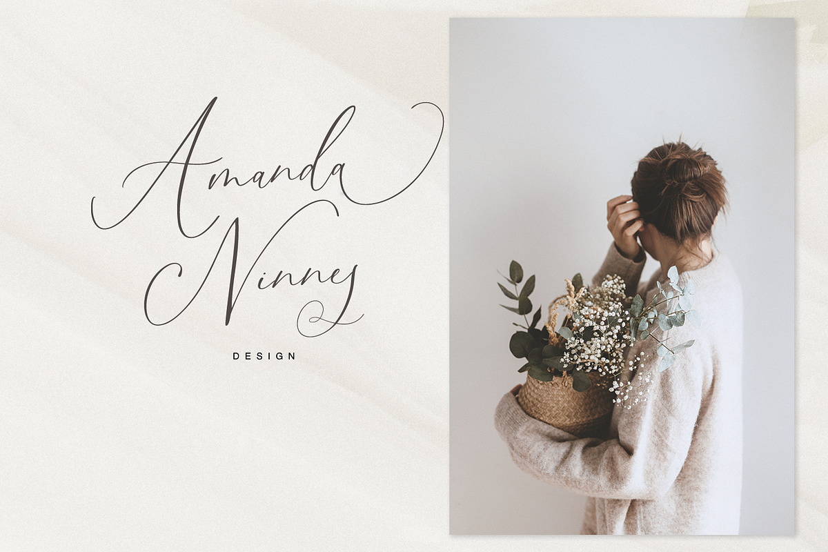 Wantemar - modern calligraphy font, a Script Font by Quothron (Photo 6 of 9)