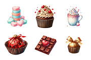 Chocolate & Candy Valentine PNG, an Illustration by Design Market (Thumbnail 4 of 5)