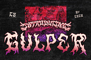 CS Gulper – Black Metal Font, a Blackletter Font by Craft Supply Co. (Thumbnail 1 of 8)