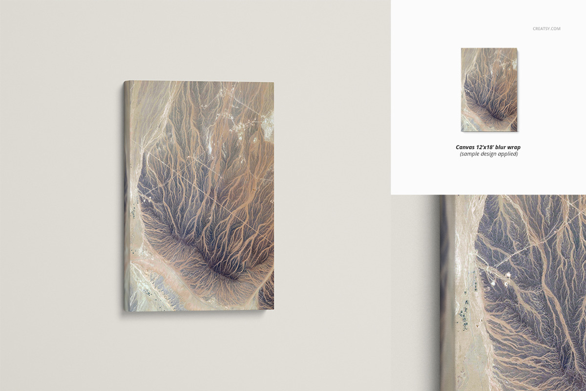 Canvas Print Mockup Set, a Poster Template by creatsy5 (Photo 7 of 12)