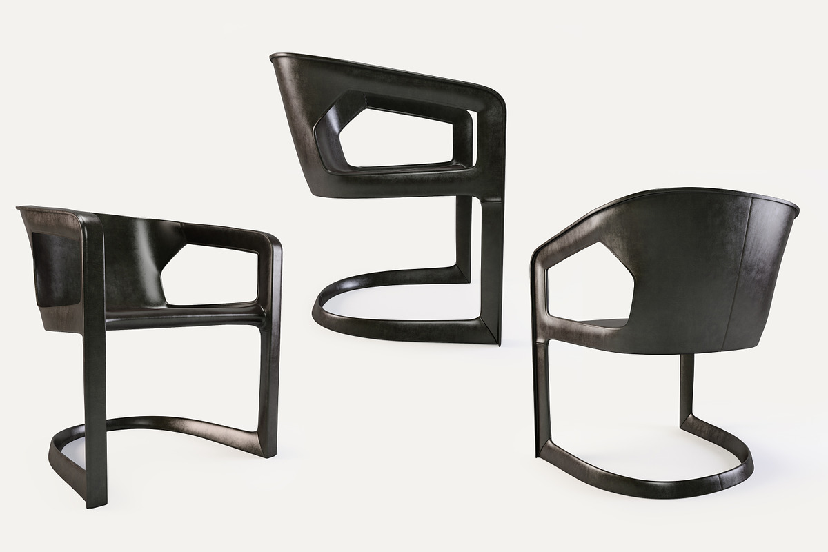 Minotti TWOMBLY and CATLIN Set, a Furniture 3D Model by dk 3d models (Photo 4 of 6)