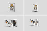 Metallic Lighter Mockup - 8 views, a Merchandise Mockup by Illusiongraphic (Thumbnail 20 of 21)