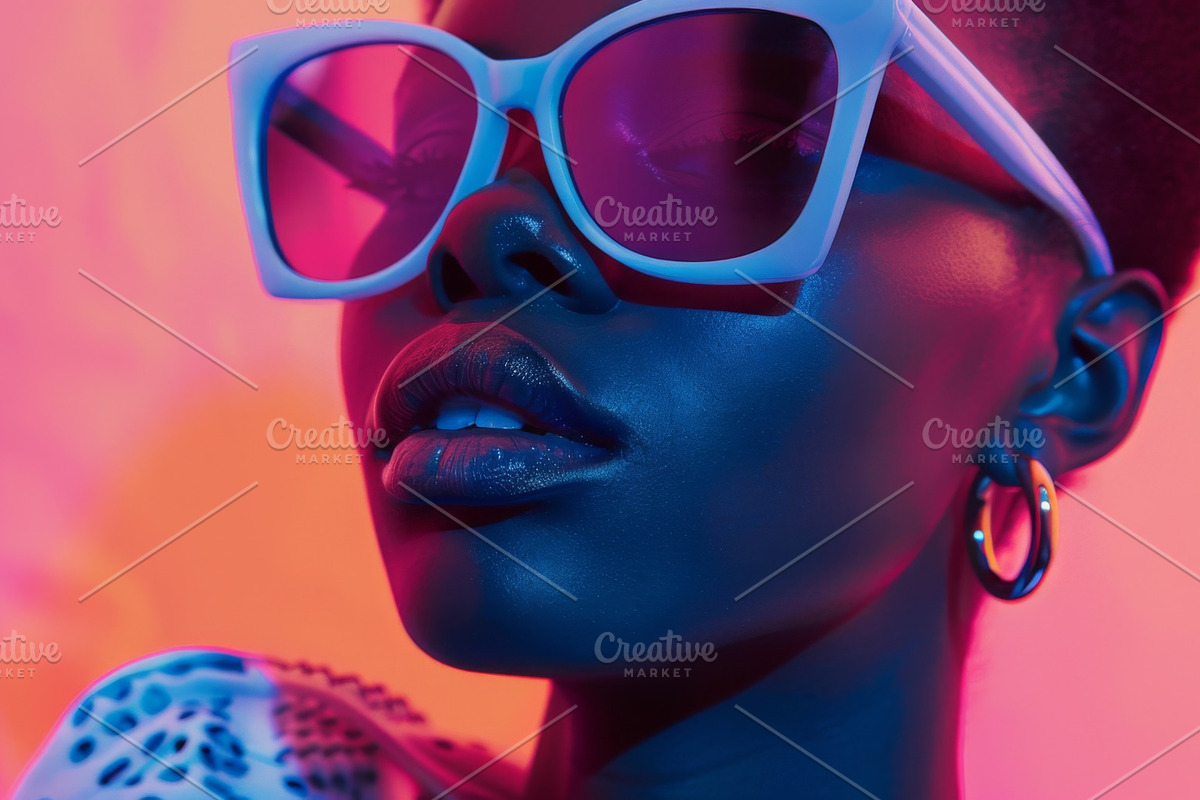 109 Fashion models in sunglasses, a Beauty & Fashion Photo by Handmadefont (Photo 35 of 113)