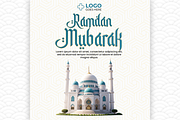 Ramadan Mubarak posts, a Social Media Template by AyyazMomin (Thumbnail 3 of 7)