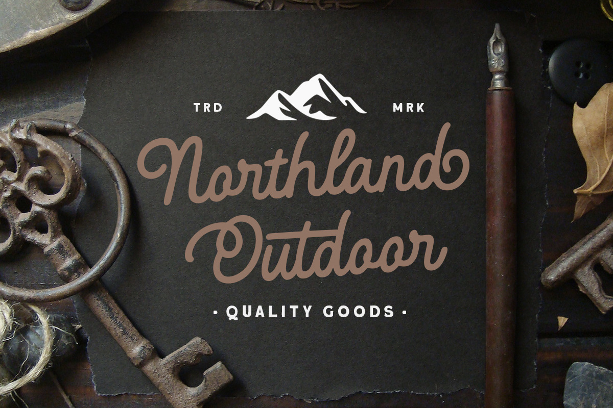 Dountyland - Monoline Script, a Script Font by Letterhend Studio (Photo 3 of 8)