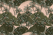 Tropical palms hills jungle pattern, a Pattern Graphic by Nocito Design (Thumbnail 4 of 6)
