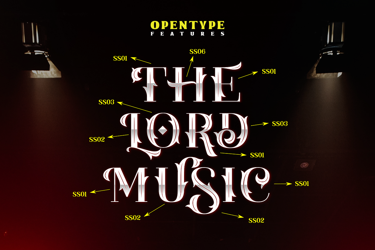 The Lord Music-Decorative font, a Serif Font by Java pep (Photo 6 of 13)