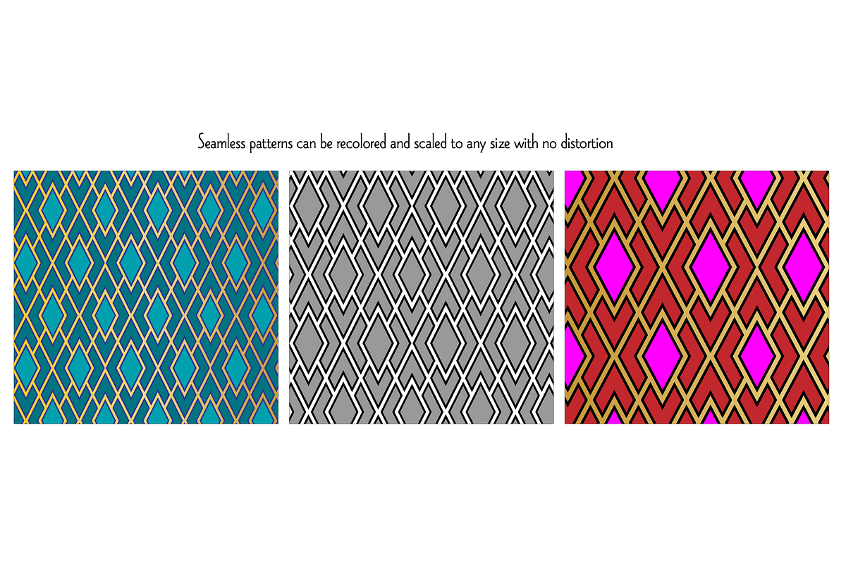 Seamless Moroccan Tile Patterns preview 6