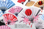 Asian girls and hand fans, a Person Illustration by Ekaterina Glazkova (Thumbnail 3 of 7)