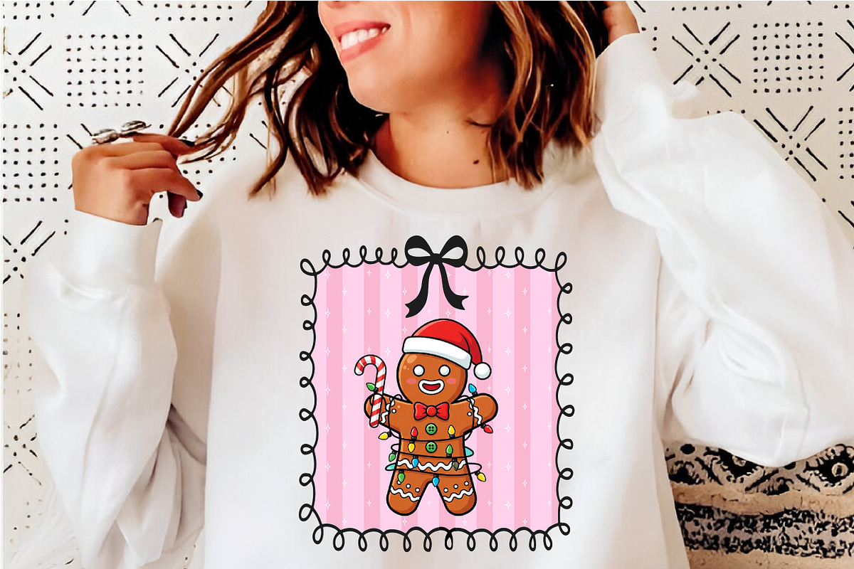 Christmas Coquette Frame Clipart PNG, an Illustration by SinaCreation (Photo 9 of 11)