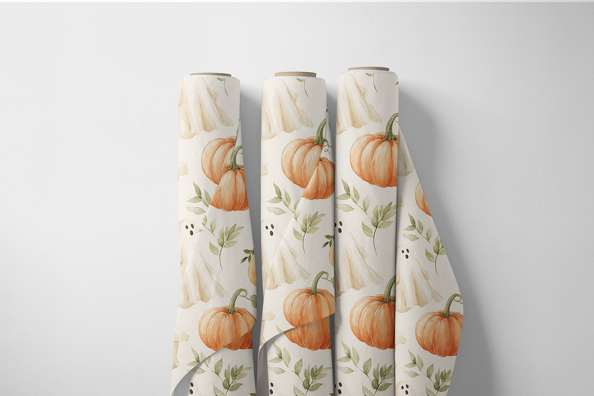 Cute Halloween Seamless Pattern, a Pattern Graphic by Pati Charm Studio (Photo 6 of 7)