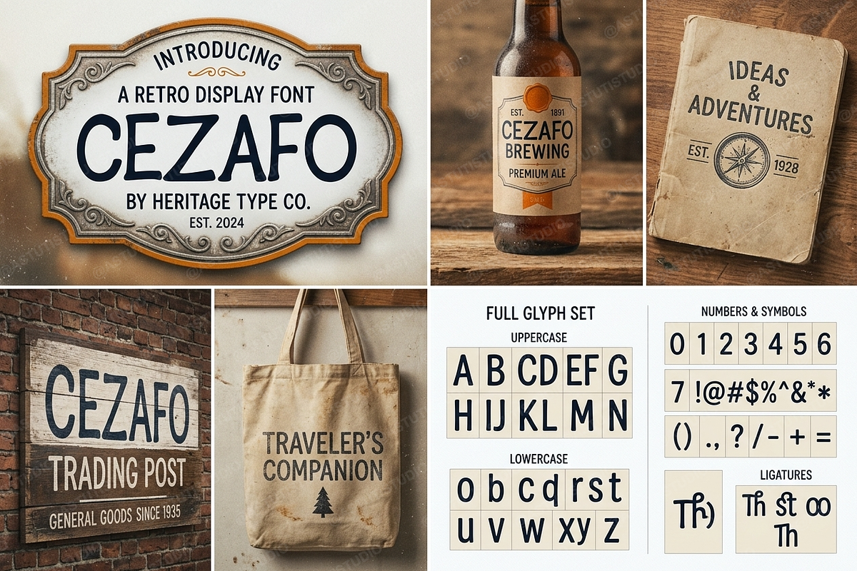 Cezafo - Elegant Modern Serif, a Serif Font by Astuti Studio (Photo 9 of 24)