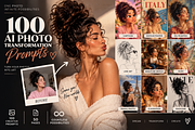 100 AI Photo Transformation Prompts, a Person Illustration by Victoria Bee Presets (Thumbnail 1 of 8)