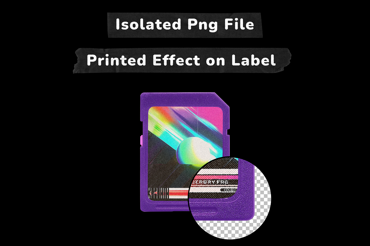 SD Card Mockup Pack, a Device Mockup by BORT GRAPHIC (Photo 4 of 7)