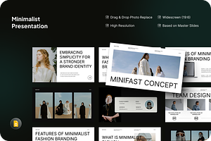 Minimalist Presentation Google Slide, a Presentation Template by SquidPixey