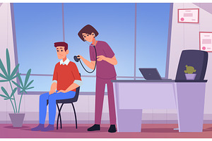 Medical cabinet. routine doctor, a Healthcare Illustration by Onyx