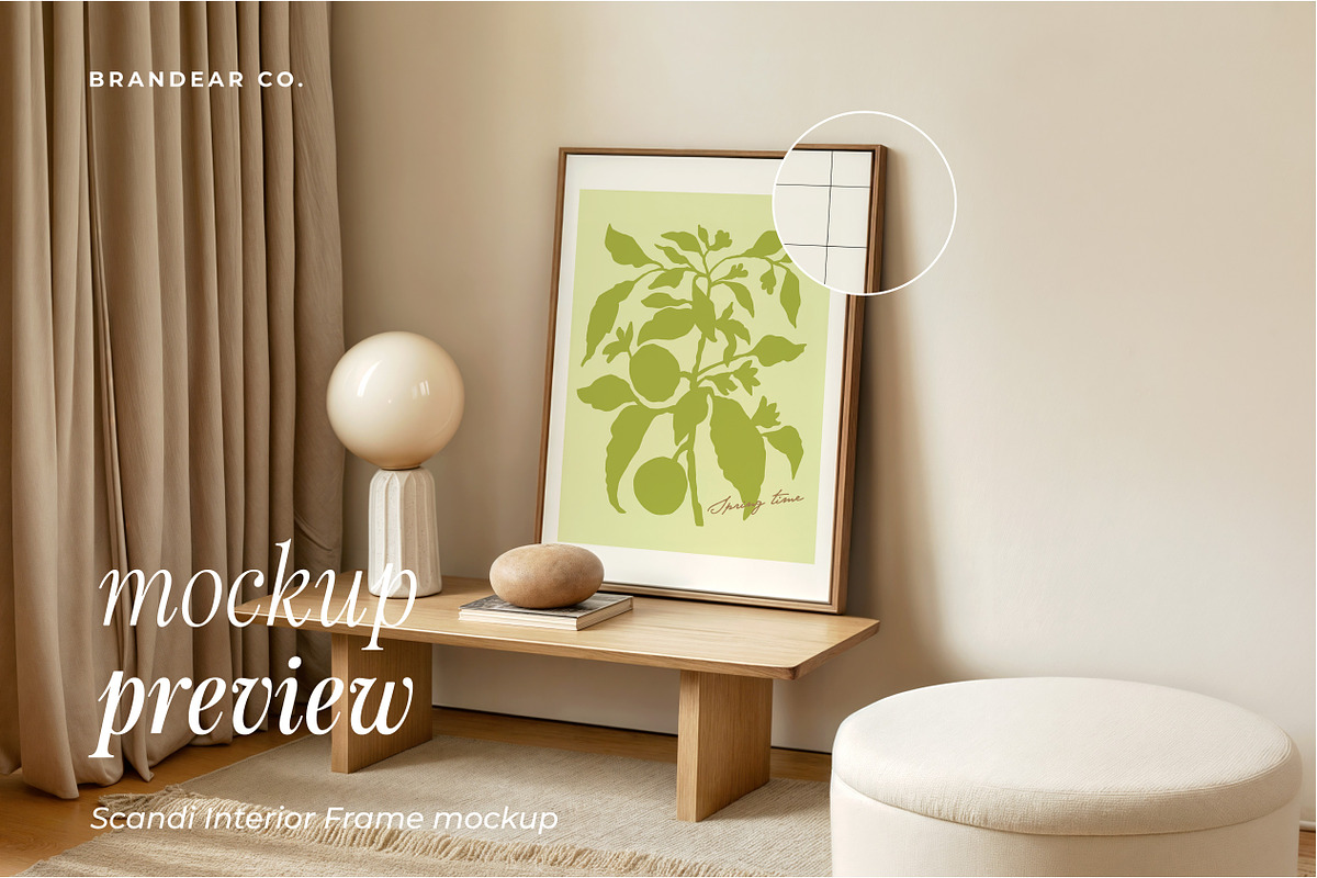 Scandi Interior | 24 Frame Mockups, a Household Mockup by Brandear Design (Photo 7 of 11)